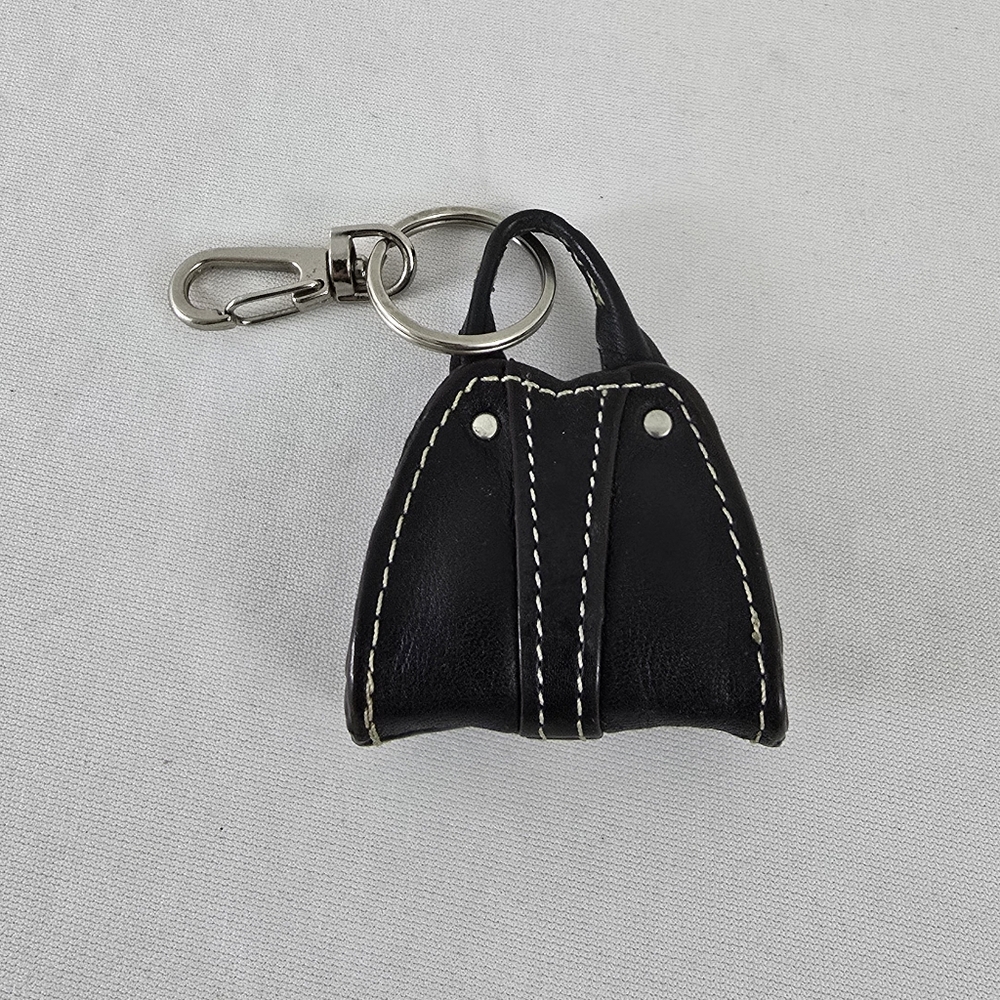 Small Black Keychain Purse